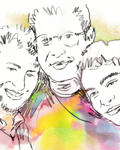 Sentia o amor dos meus filhos e percebia que, apesar de todas as minhas contradições, havia construído uma família.